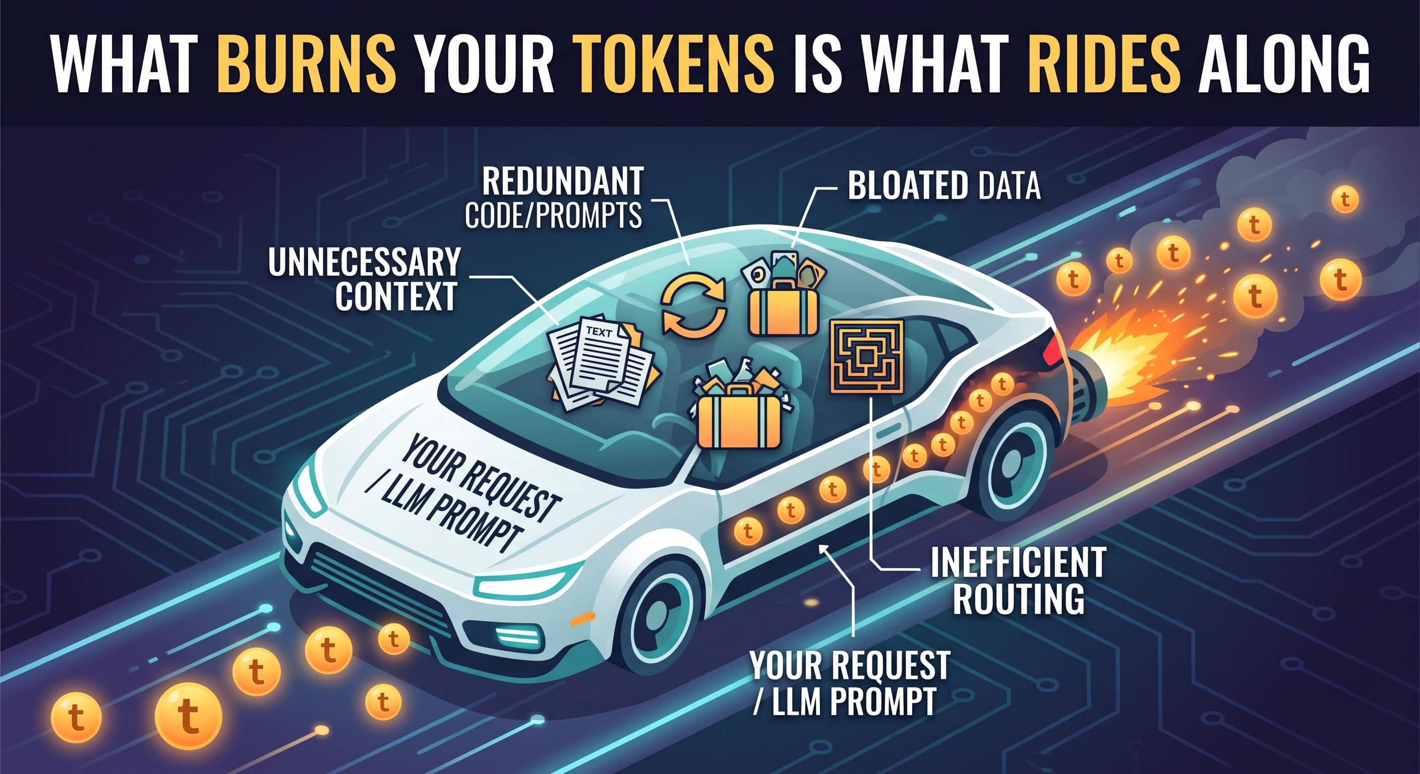 What Burns Your Tokens Is What Rides Along